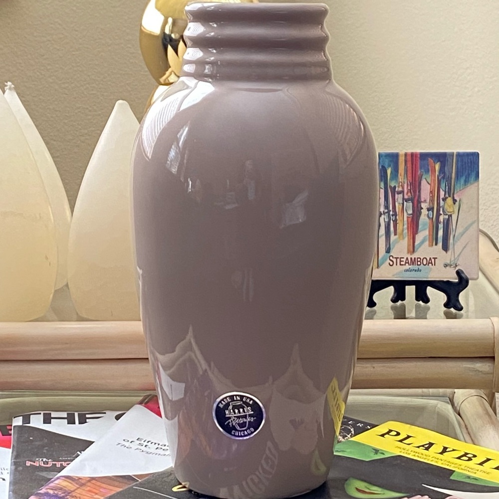 Harris Potteries Taupe Vase